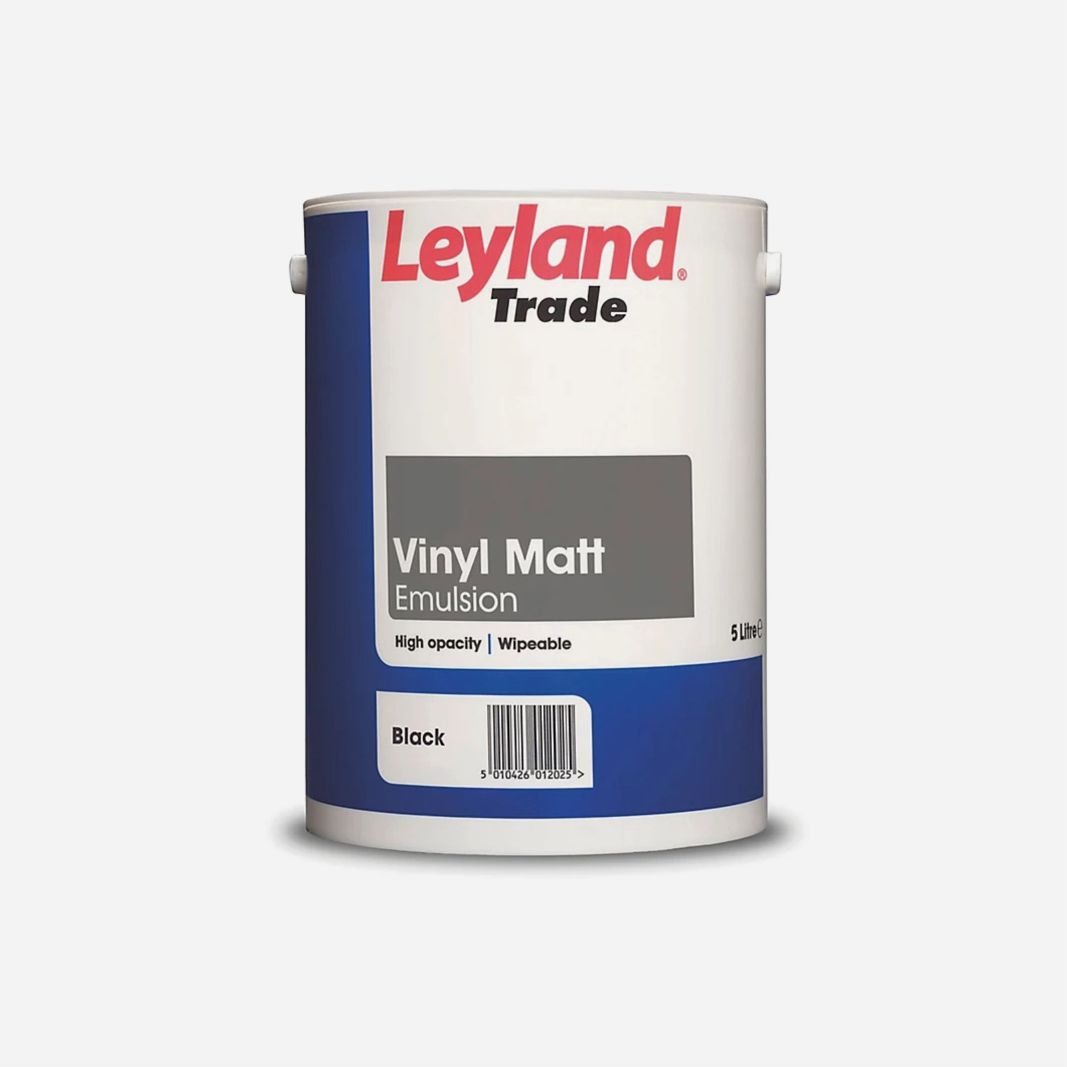 LEYLAND TRADE EMULSION BLACK 5l VINYL MATT