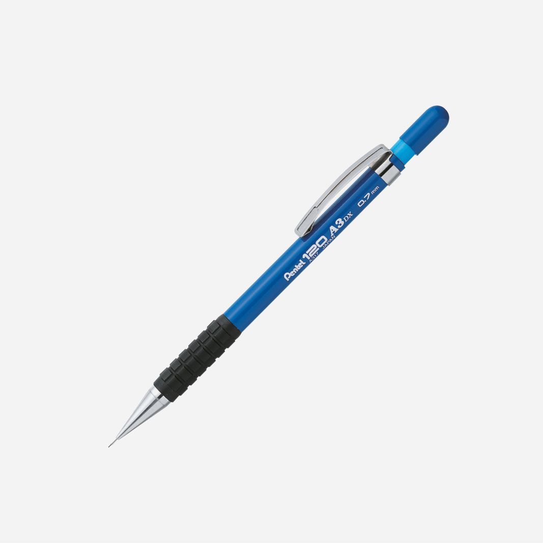 Portamine Automatico Pentel Con Mina E Gommino Ricaricabili – Corpo Colorato, Punta 0.7 Mm, Matita Meccanica