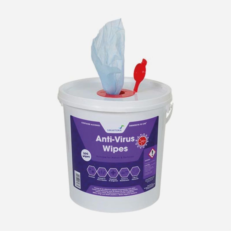 CLEANING WIPES HAND & SURFACE TUB OF 500 ANTI VIRUS