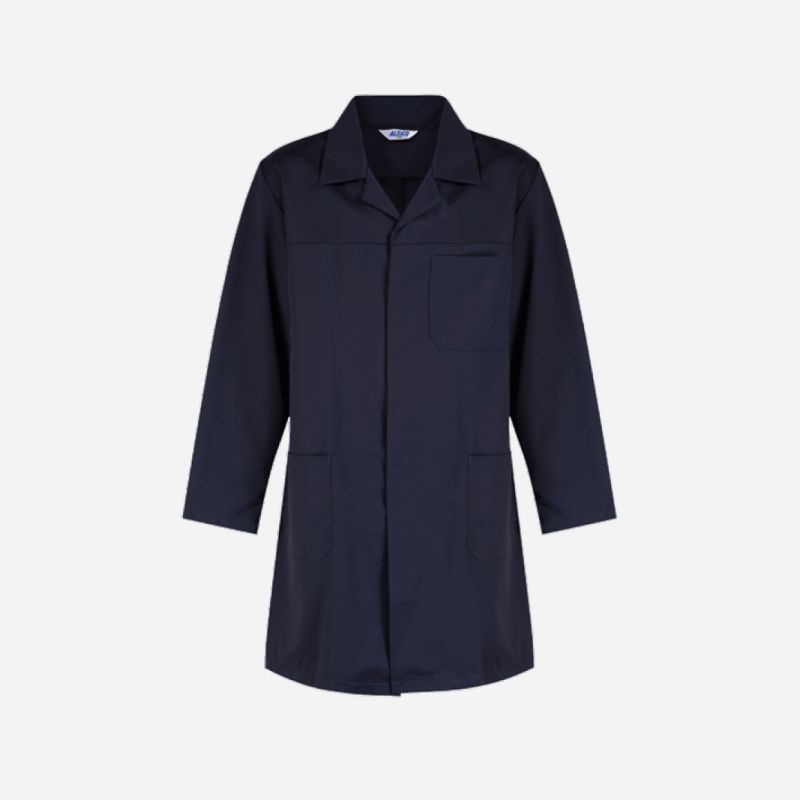 LAB COAT NAVY BLUE X LARGE 245gsm65% POLYESTER/35% COTTON