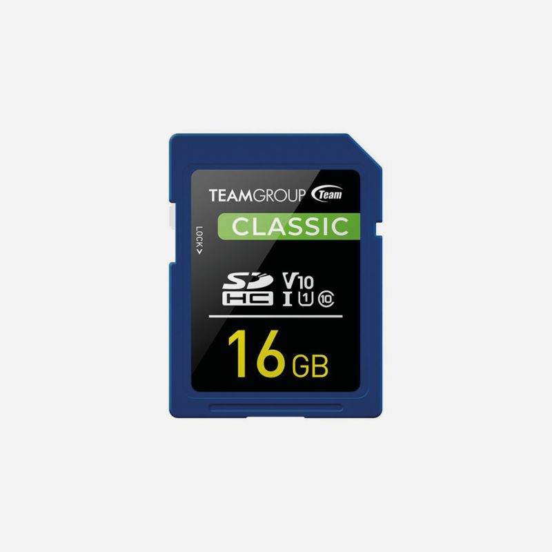 16GB SDHC SD CARD CLASS 10 TEAM