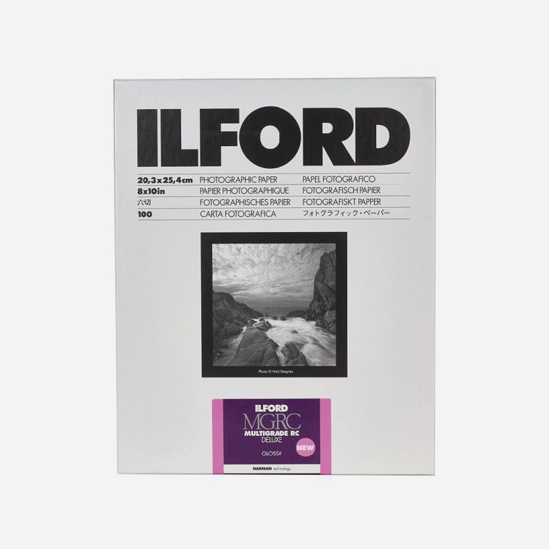 ILFORD MULTIGRADE GLOSS PHOTO PAPER 127x175mm 5x7" 100SHEETS