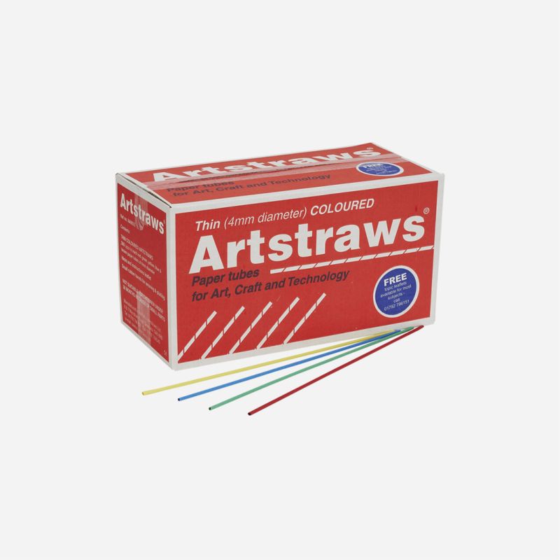 ARTSTRAWS BULK BOX OF ASSORTED COLOURS THIN 9035