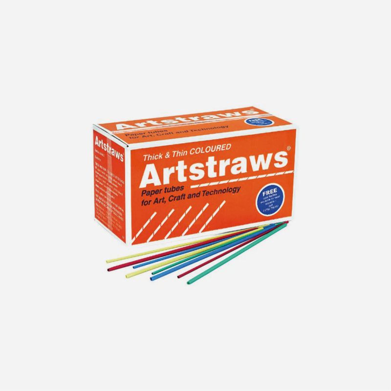 ARTSTRAWS BULK BOX ASSORTED COLOURS THICK & THIN 9037