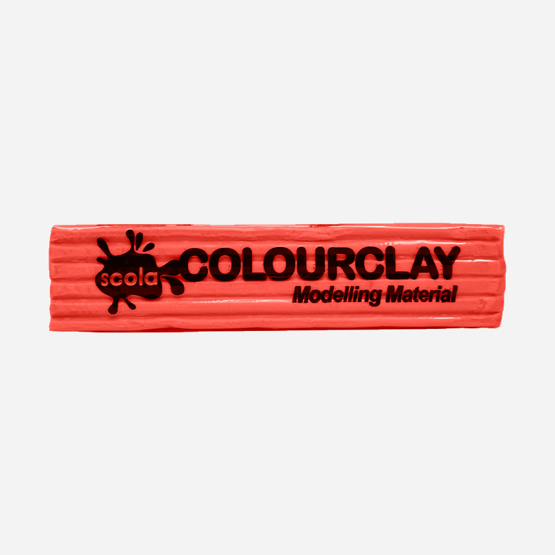 SCOLA COLOUR CLAY 500g RED CERISE