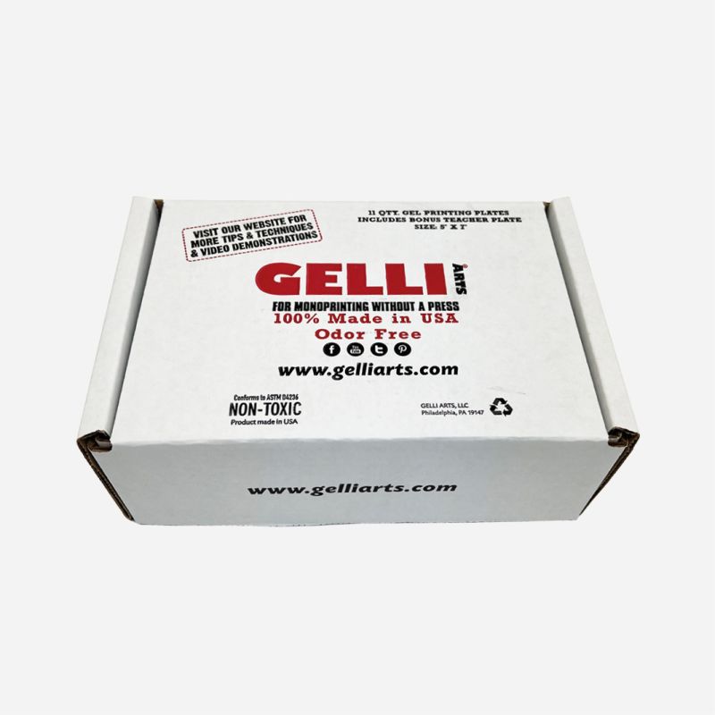 GELLI PRINTING PLATE CLASSPACK 5" x 7" BOX OF 11