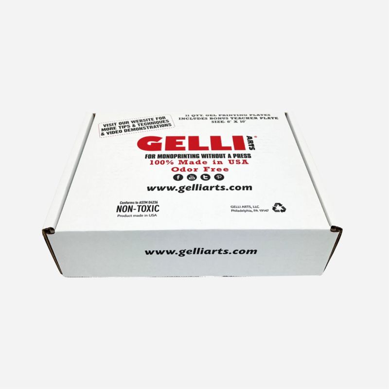 GELLI PRINTING PLATE CLASSPACK 8" x 10" BOX OF 11