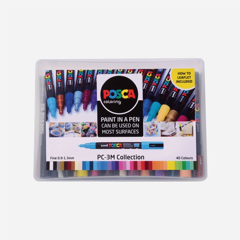 POSCA MARKERS PC-3M COLLECTION BOX 40PC