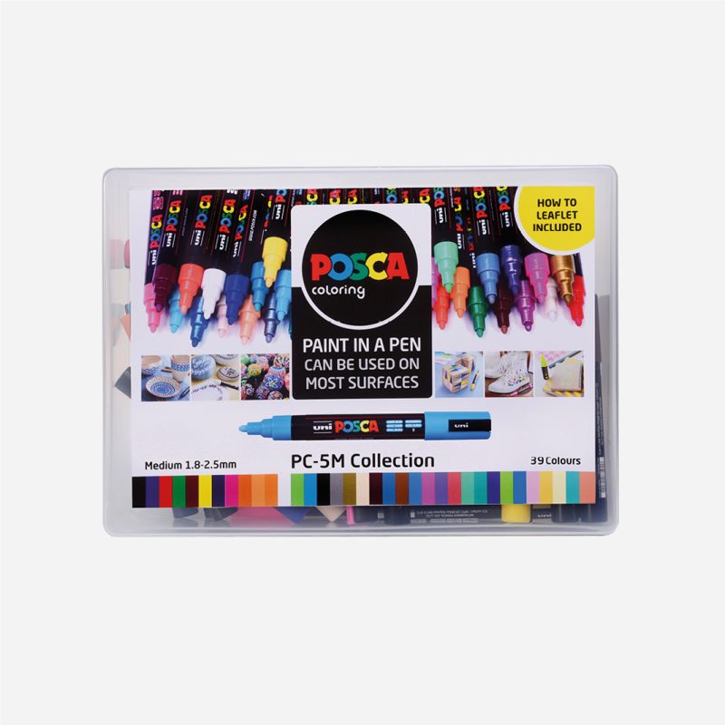 POSCA MARKERS PC-5M COLLECTION BOX 39PC