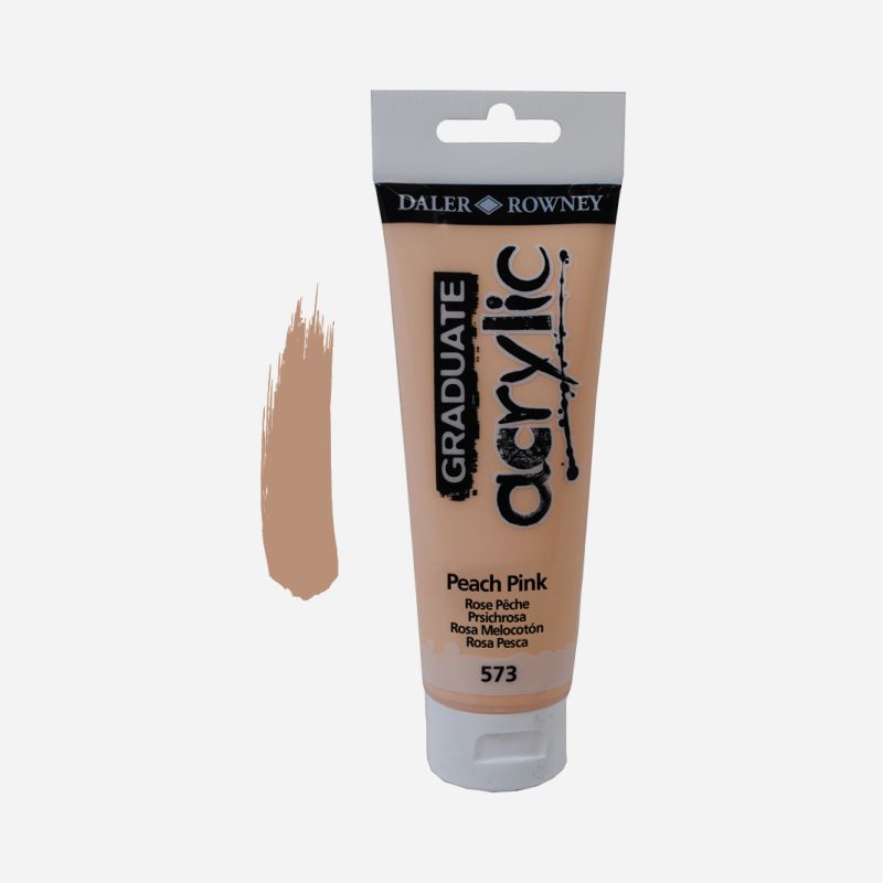 DR GRAD AC PEACH PINK 573 120ml GRADUATE ACRYLIC