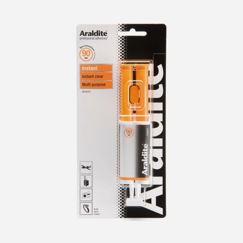 ARALDITE INSTANT CLEAR 24ml SYRINGE