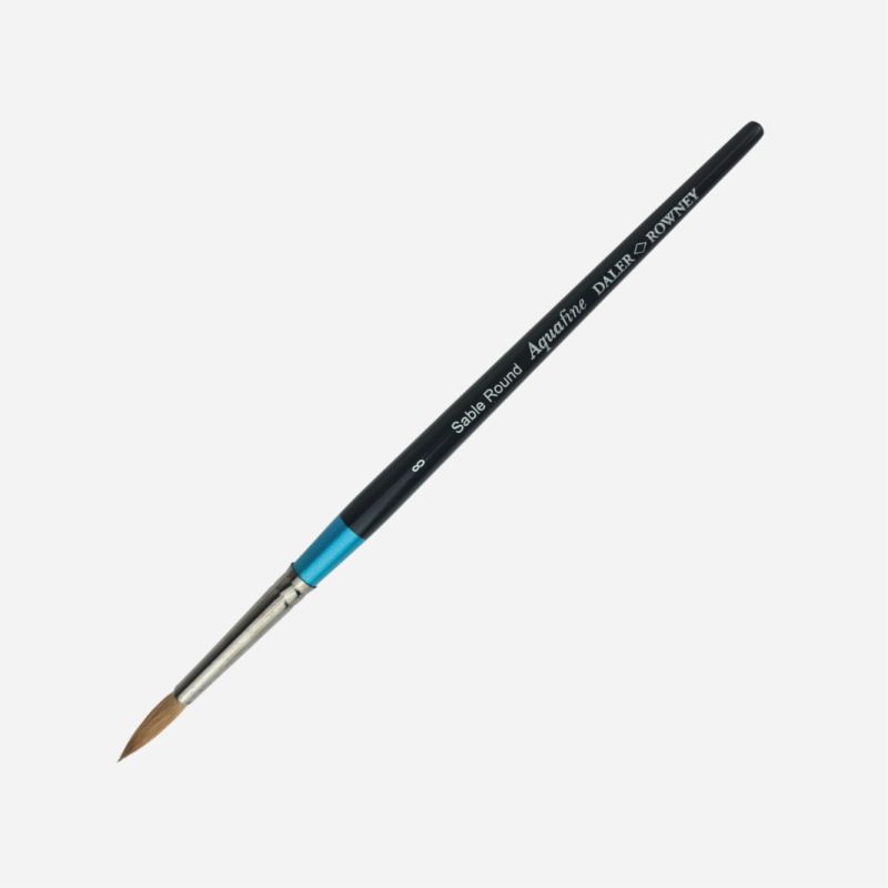 DR AQUAFINE AF34 SABLE ROUND 8 BRUSH