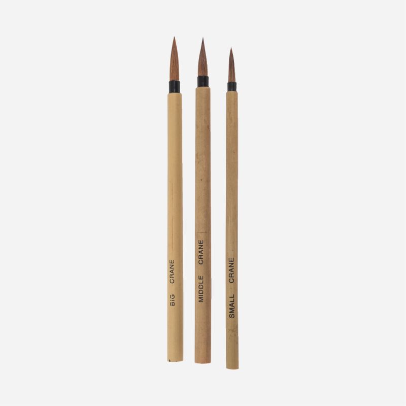 CRANE ECONOMY ORIENTAL CHINESE PAINTING BRUSH
