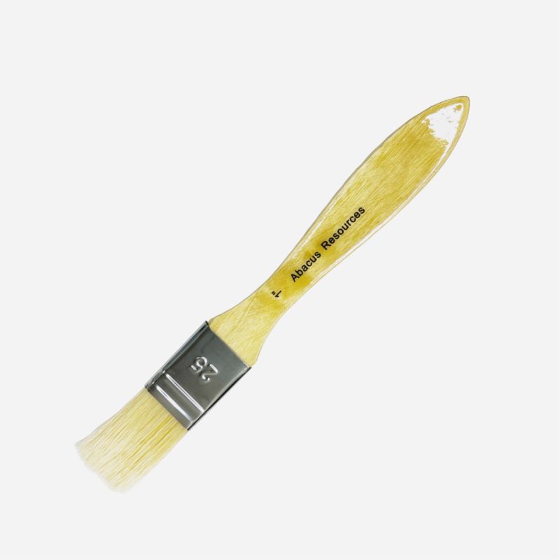 VARNISH BRUSH HOG BRISTLE WOODEN LACQUERED HANDLE