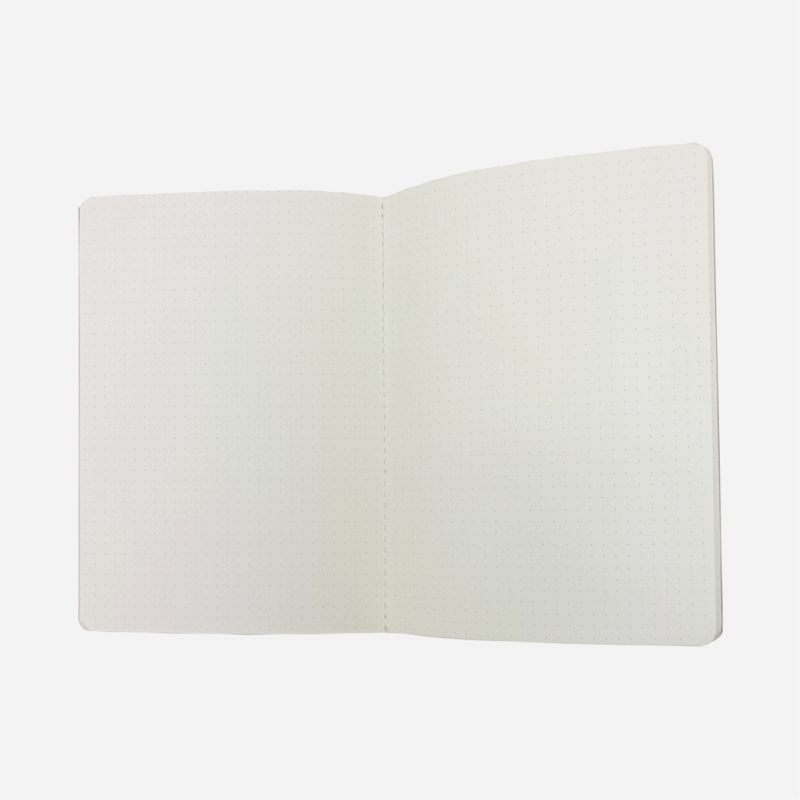 SOFTBACK DOT GRID SKETCH BOOK A4 BLACK COVER 40pp 150g