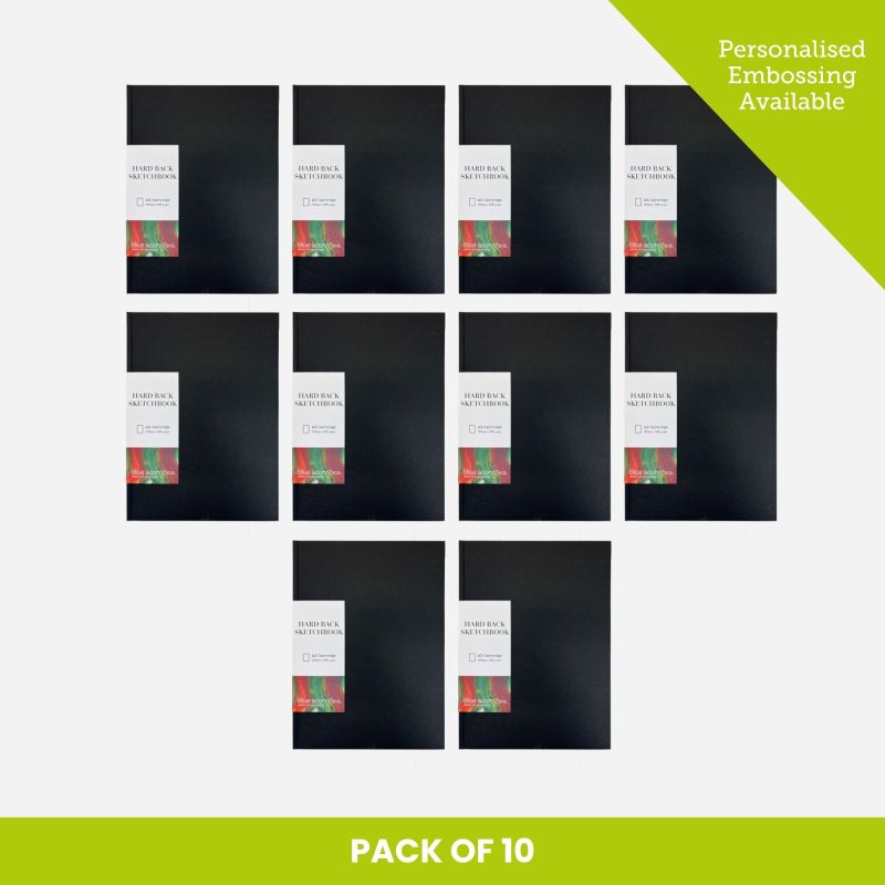 BLUE ACORN HARDBACK A3 SKETCHBOOK 128PP 150GSM PAPER PACK OF 10