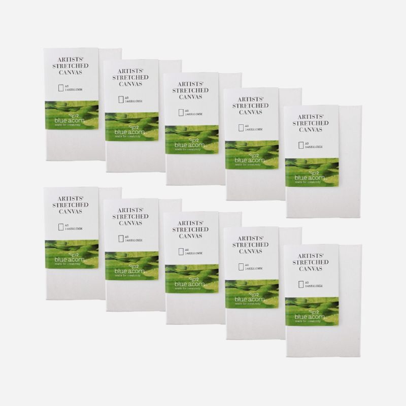 STRETCHED CANVAS 18mm A5 BULK BOX OF 10