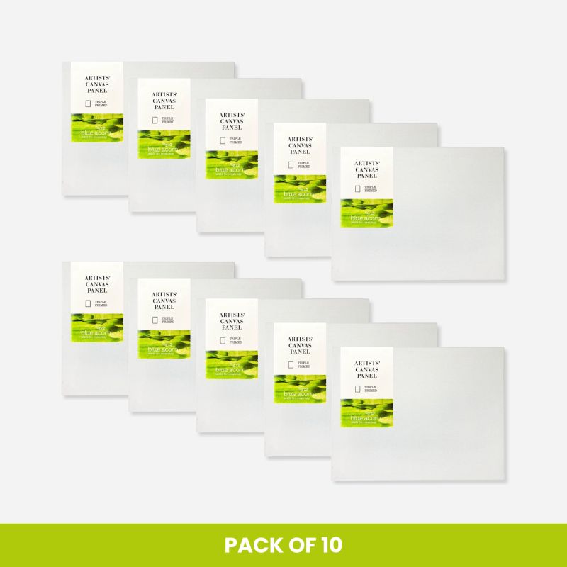 ARTISTS CANVAS BOARD A1 594mm X 841mm PANEL - BULK PACK OF 10