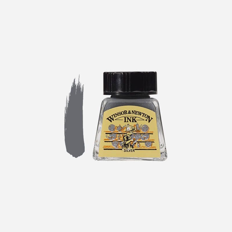 WN DRAWING INK 14ml SILVER