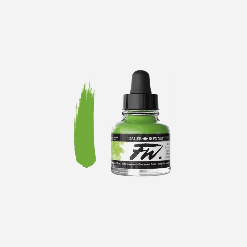 DR FW INK 29.5ml FLUORESCENT GREEN