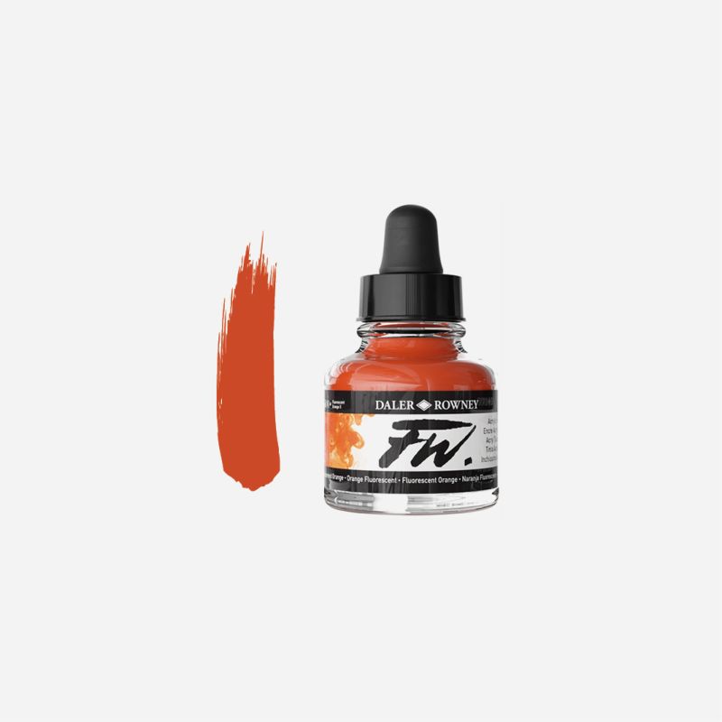 DR FW INK 29.5ml FLUORESCENT ORANGE