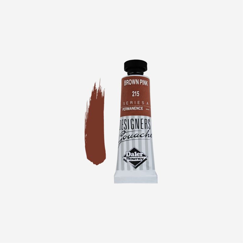 DR DESIGNERS GOUACHE 15ml BROWN PINK (A)
