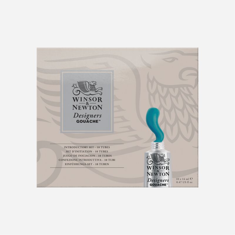WN DESIGNERS GOUACHE 10x14ml INTRODUCTORY SET