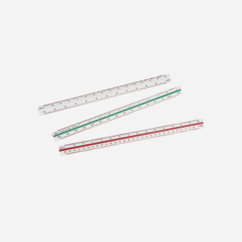 TRIANGULAR SCALE RULER 12" K93
