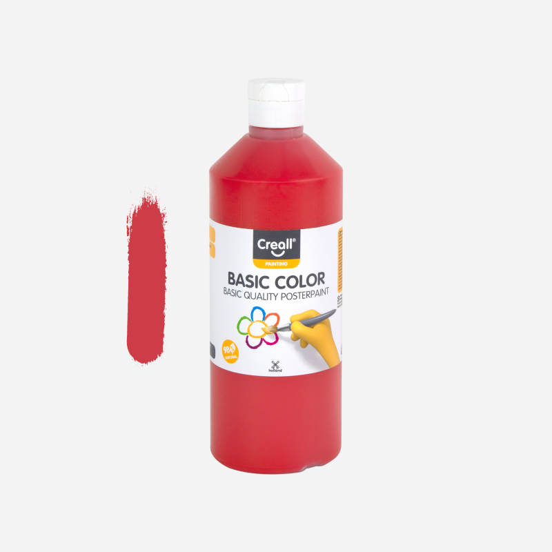 READY MIX 600ml BRILLIANT RED POSTER PAINT