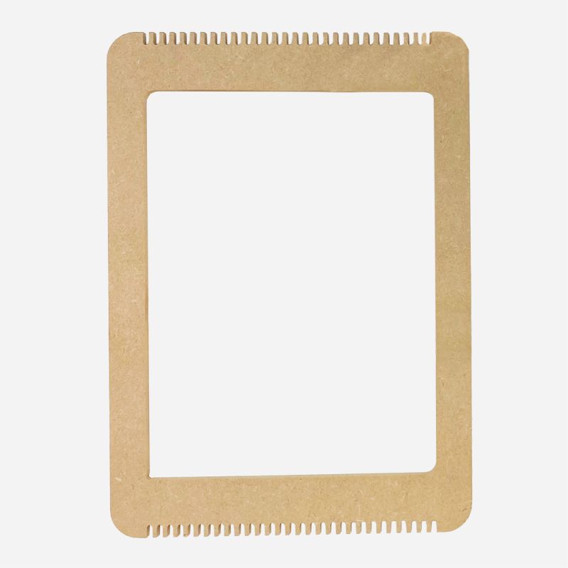 WEAVING WOODEN FRAME 29 NOTCH 270mm x 200mm APERTURE    LOOM