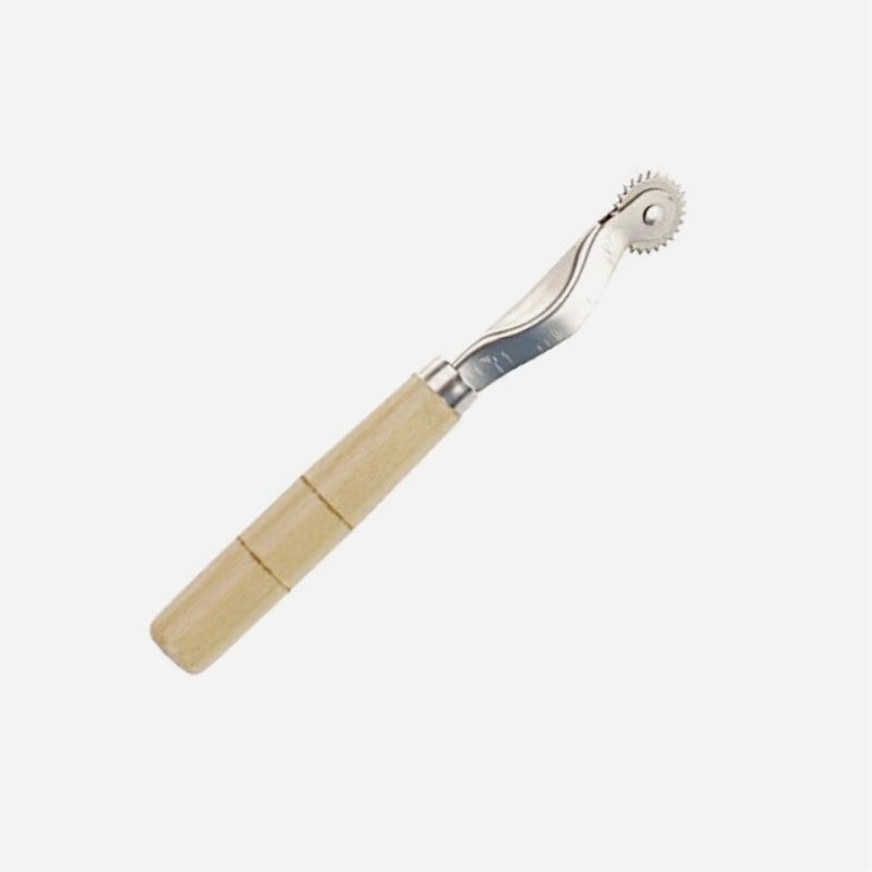 TRACING WHEEL WOODEN HANDLE
