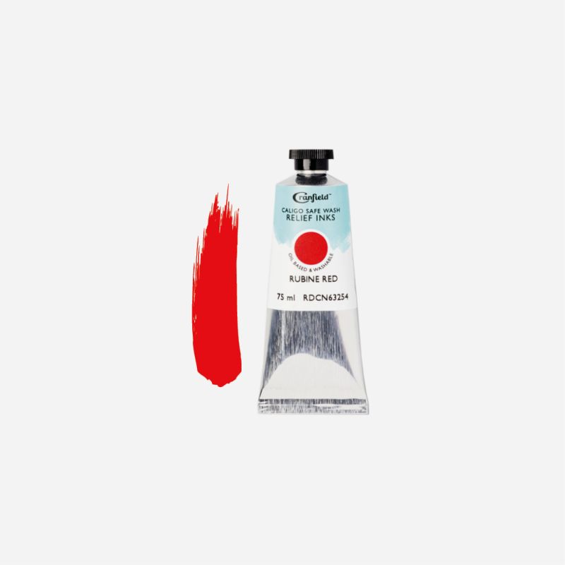 CALIGO SAFE WASH RELIEF INK 75ml RUBINE RED