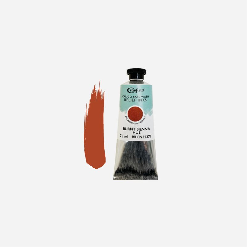 CALIGO SAFE WASH RELIEF INK 75ml BURNT SIENNA