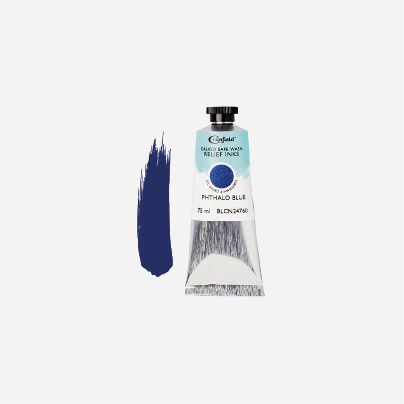 CALIGO SAFE WASH RELIEF INK 75ml PHTHALO BLUE