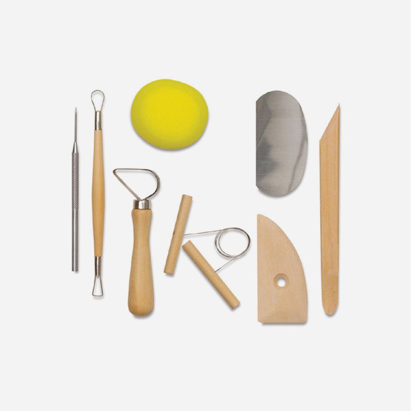 POTTERY 8 TOOL KIT CLAY MODELLING
