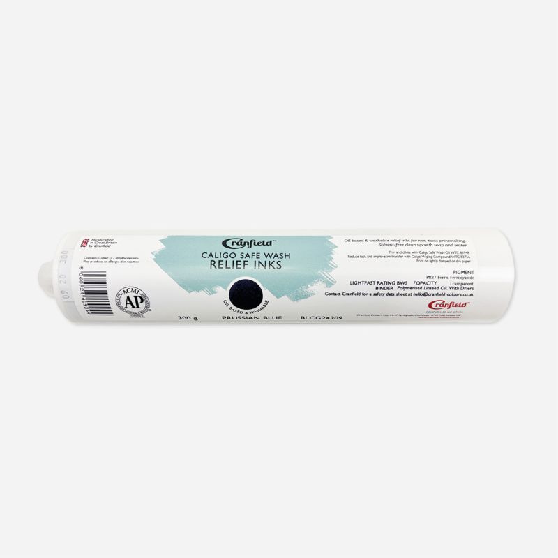 CALIGO SAFE WASH RELIEF INK 300g CARTRIDGE PRUSSIAN BLUE