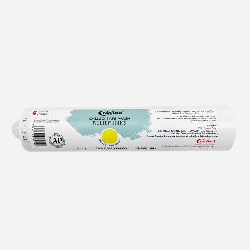 CALIGO SAFE WASH RELIEF INK 300g CARTRIDGE PROCESS YELLOW