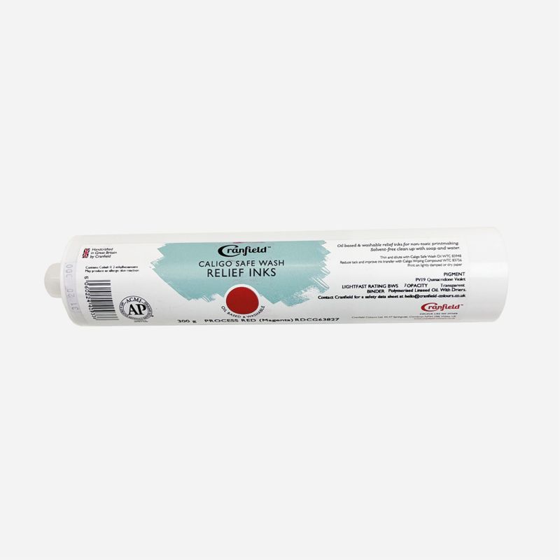 CALIGO SAFE WASH RELIEF INK 300g CARTRIDGE PROCESS RED