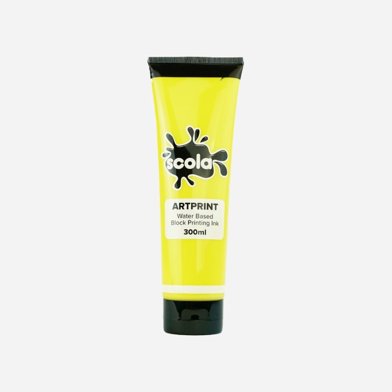 BLOCK PRINTING W/C INK 300ml YELLOW