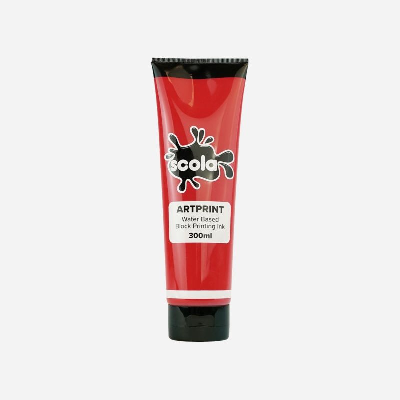 BLOCK PRINTING W/C INK 300ml CRIMSON