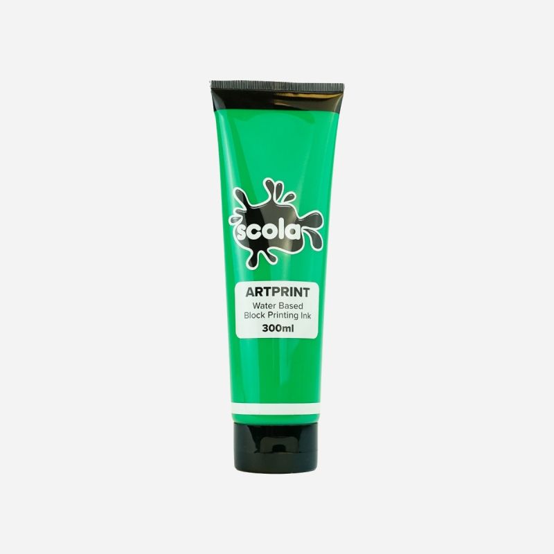 BLOCK PRINTING W/C INK 300ml GREEN