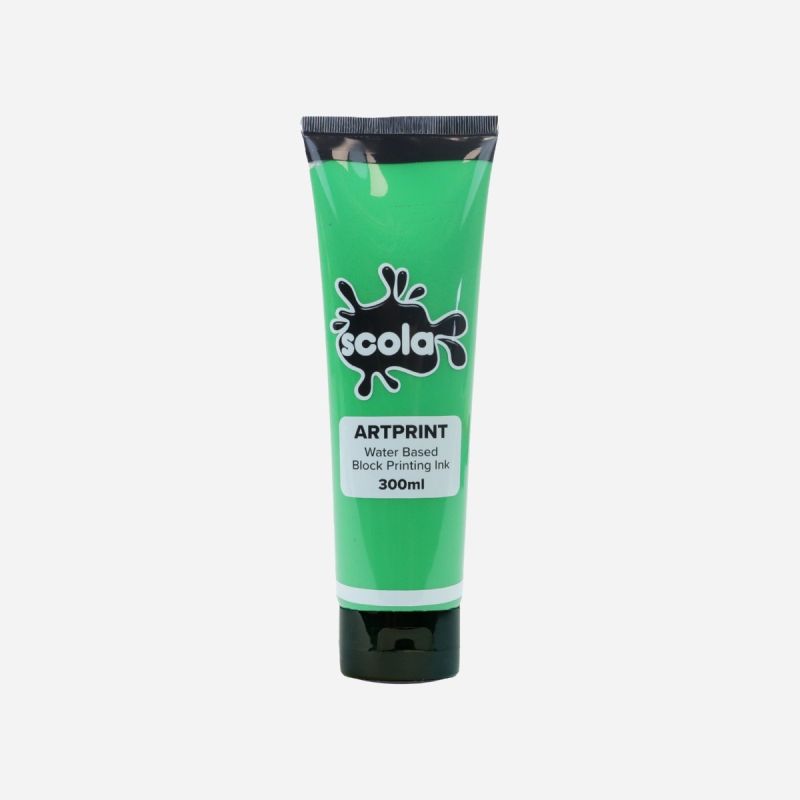BLOCK PRINTING W/C INK 300ml LEAF GREEN