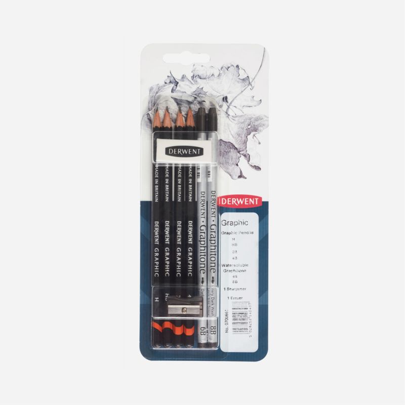 DERWENT GRAPHIC BLISTER WITH ACCESSORIES 0700661