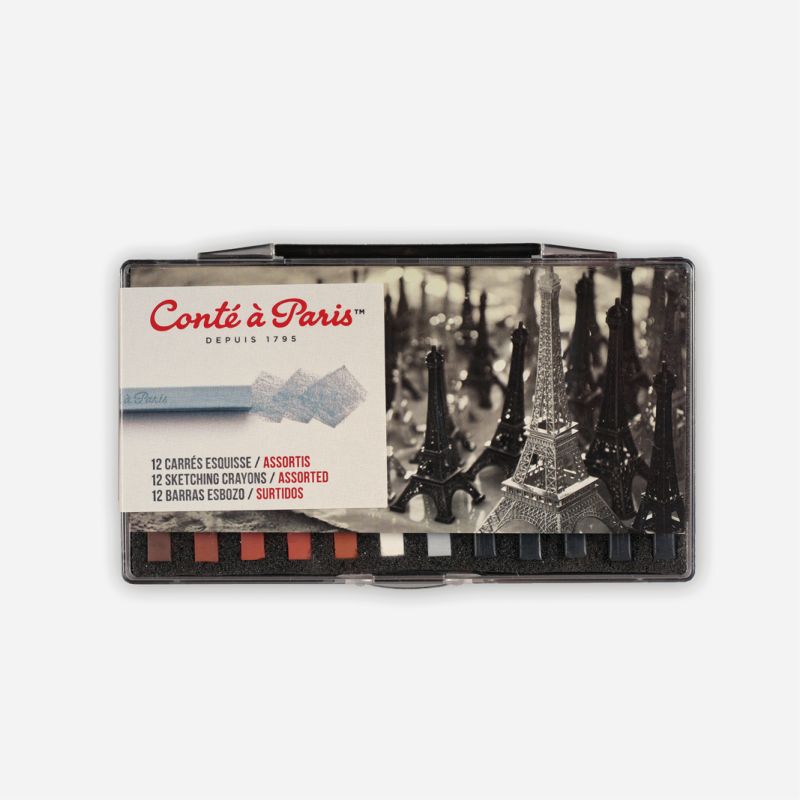CARRES SKETCHING CRAYONS 12 ASSTD TRADITIONAL COLS 50150