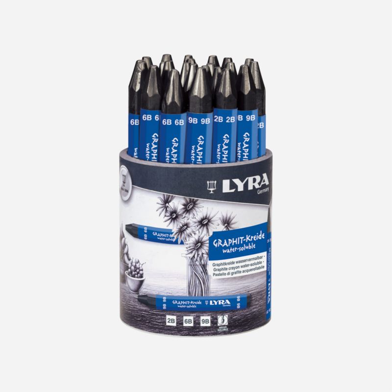 LYRA WATERSOLUBLE GRAPHITE 24 HEXAGONAL ASST. TUB 5633240