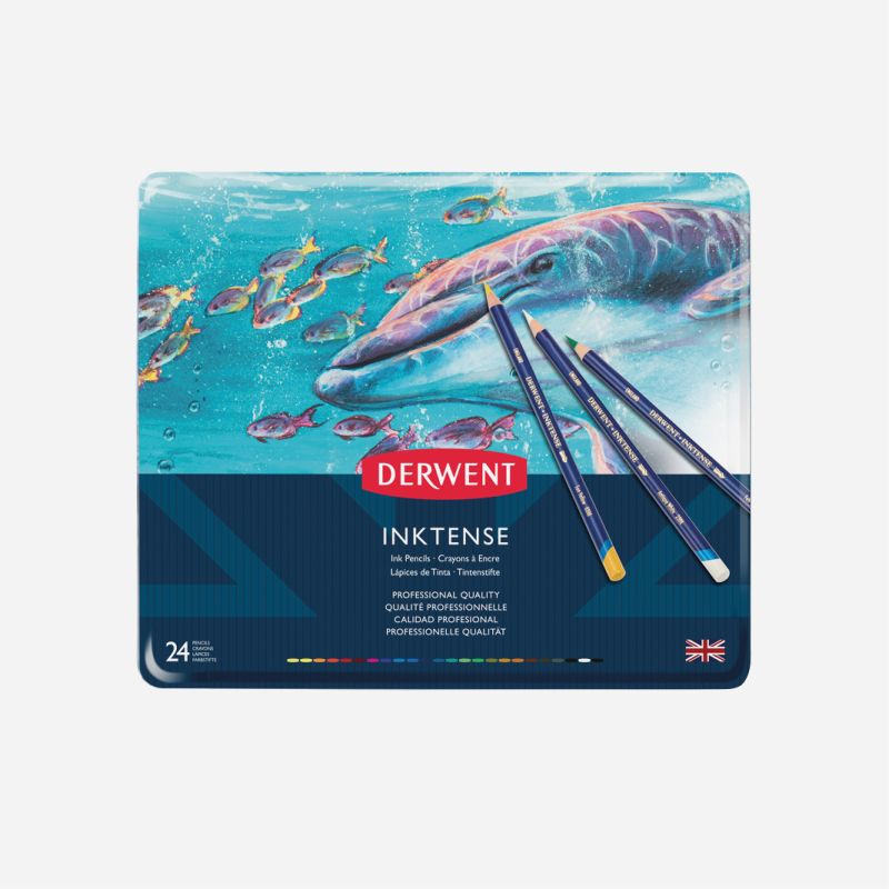DERWENT INKTENSE PENCIL TIN 24