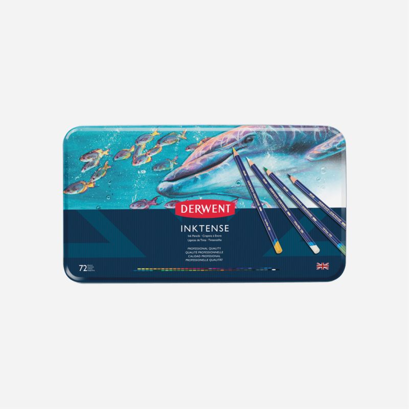 DERWENT INKTENSE PENCIL TIN 72 2301843