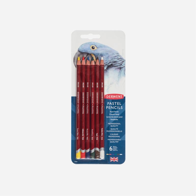 DERWENT 6 PASTEL PENCIL BLISTER