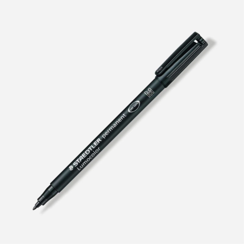 LUMOCOLOR 317 PERMENANT BLACK MEDIUM PEN STAEDTLER