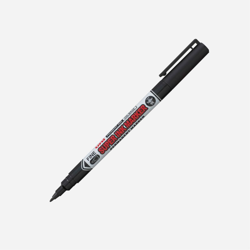 UNI PNA125 SUPER INK PERMANENT MARKER ROUND TIP 0.9mm